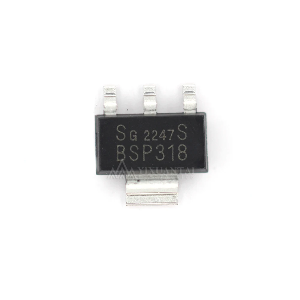 10-50PCS/LOT NEW Original BSP318S  BSP318SL6327HTSA1  BSP318SH6327XTSA1  MOSFET N-CH 60V 2.6A SOT223