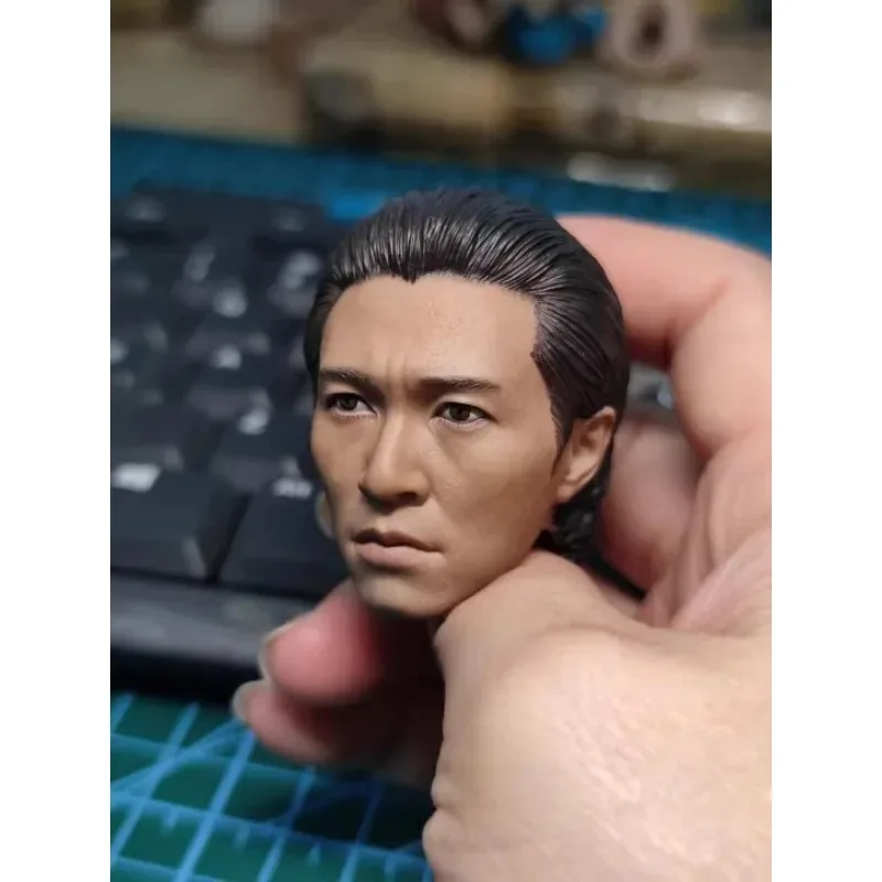 

1/6 Scale Asian Male Actor Head Sculpt Two hairstyles Comedy Carving Chinese Star Head Played Model for 12in Figure Doll