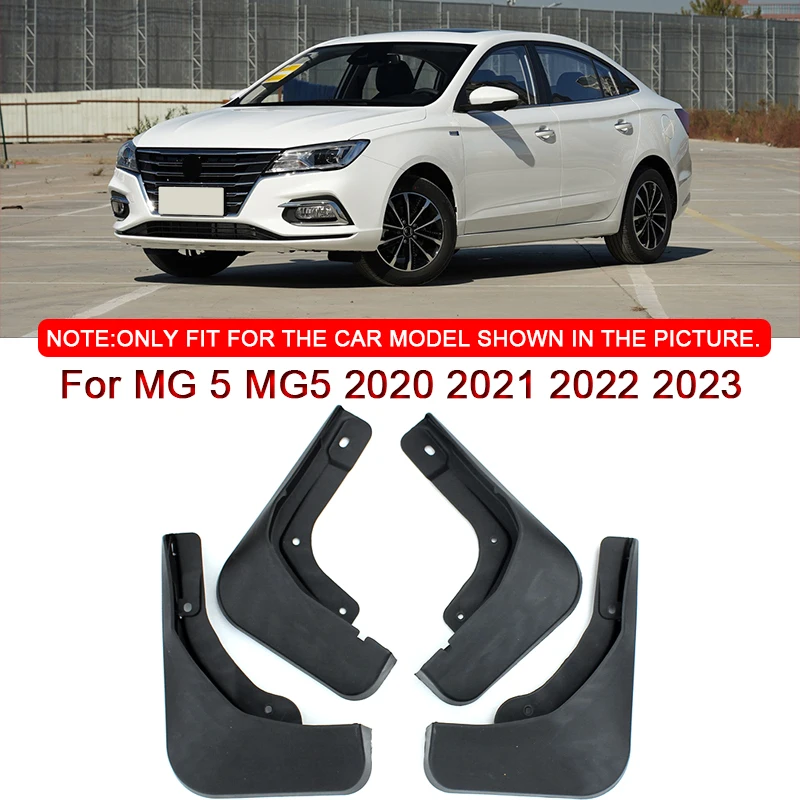 

For MG 5 MG5 2020 2021 2022 2023 Car Styling ABS Car Mud Flaps Splash Guard Mudguards MudFlaps Front Rear Fender Auto Accessory