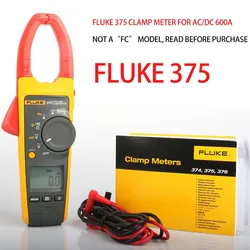 Fluke-375 true-rms 600a AC/DCクランプメーター、統合ローパスフィルター付き