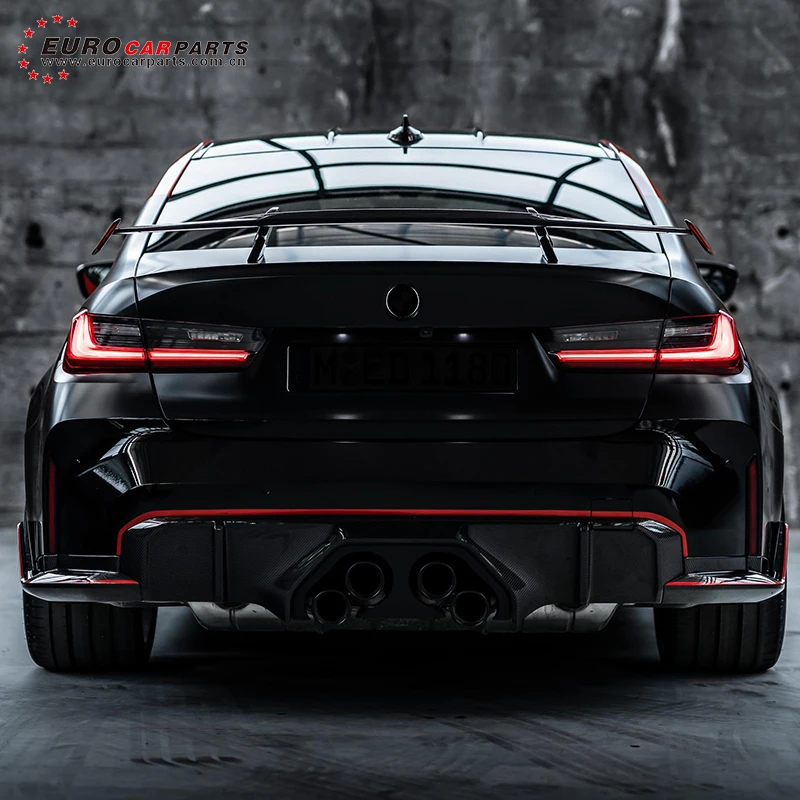 

BM G80 G82 G83 M3 M4 Rear Diffuser 2021 MP Style Bumper Lip For G80 G82 G83 M3 M4 Dry Carbon Fiber Splitter Car