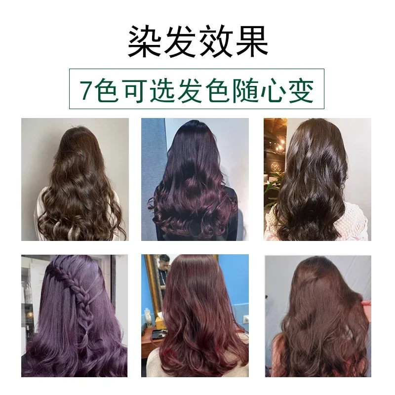 30g Multifunctional Hair Dye Shampoo Non-Irritating Plant Extract Natural Fast Hair Dye Shampoo for Female