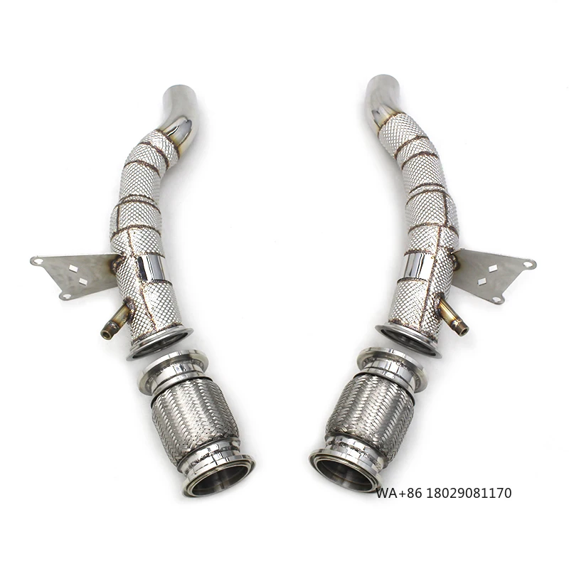 

Восточная труба для 458 4,5 2013-2016, высокопроизводительная выхлопная система, труба из нержавеющей стали, выхлопная труба без катализатора