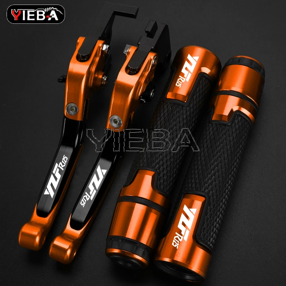 

Motorcycle Parts For YAMAHA YZFR125 YZF-R125 2008-2011 2009 2010 Adjustable CNC Brake Clutch Levers Handle Handlebar Grips Ends