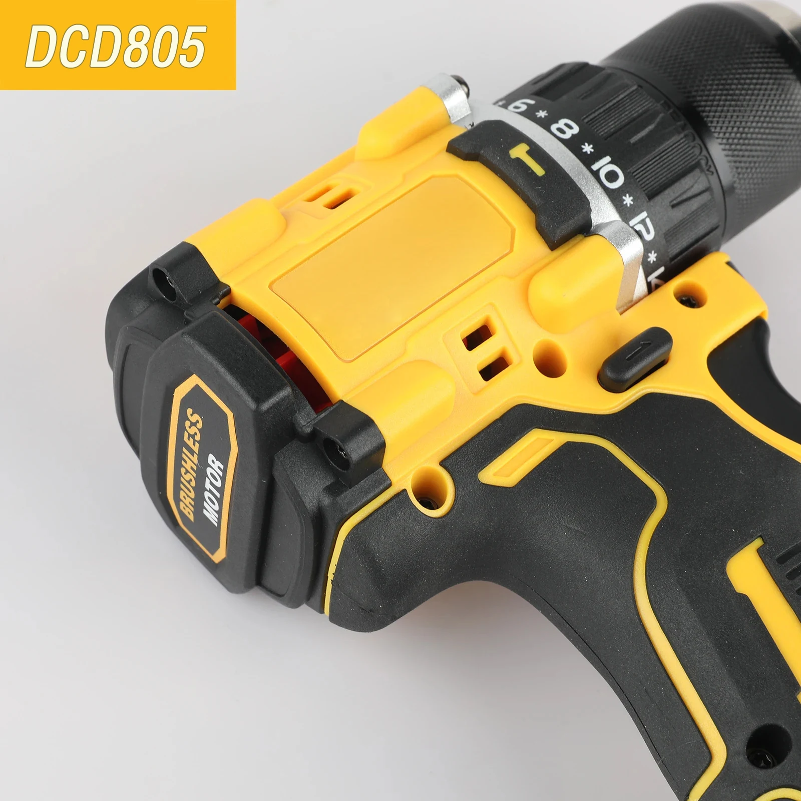 DCD805 lithium battery 20V rechargeable brushless compact electric screwdriver hand drill Impact drill