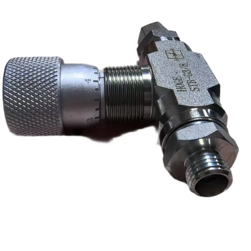 Hydraulic Throttle Valve Quick Connect Hose Adjust Flow Control Actuator Speed for Various Industrial Hydraulic System Use