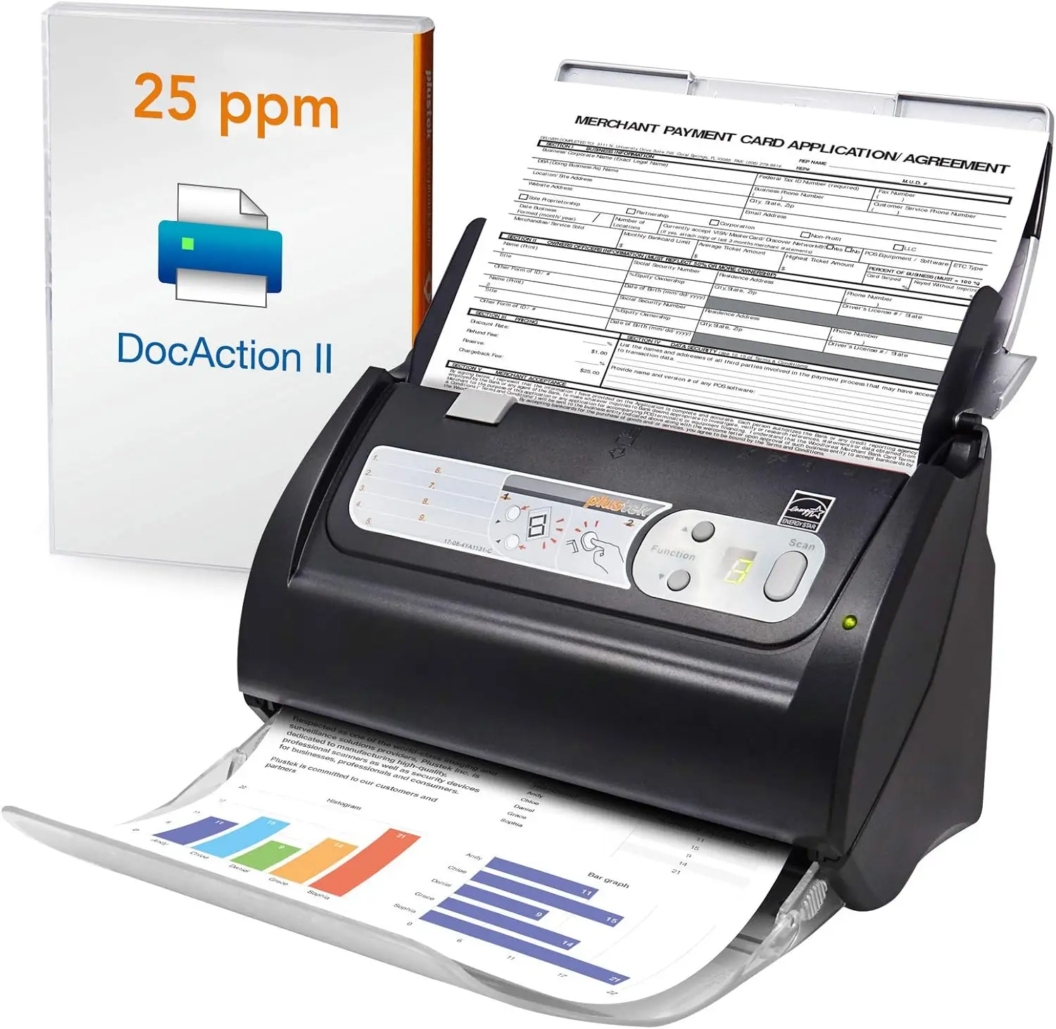 50-pages Auto Document Feeder (ADF). For Windows 7 / 8 / 10 / 11