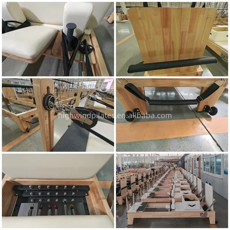 for Wholesale High Quality Commercial White  Pilates Remer Bed Beige Equipment   and Pilates Studios