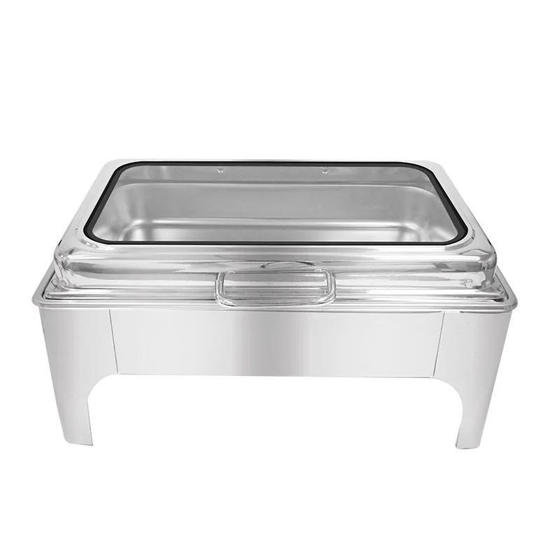 Stainless Steel Heating BuffHotel Insulation Insulation Pot Hydraulic Visual Buffe Hot Dish Stove cutlery