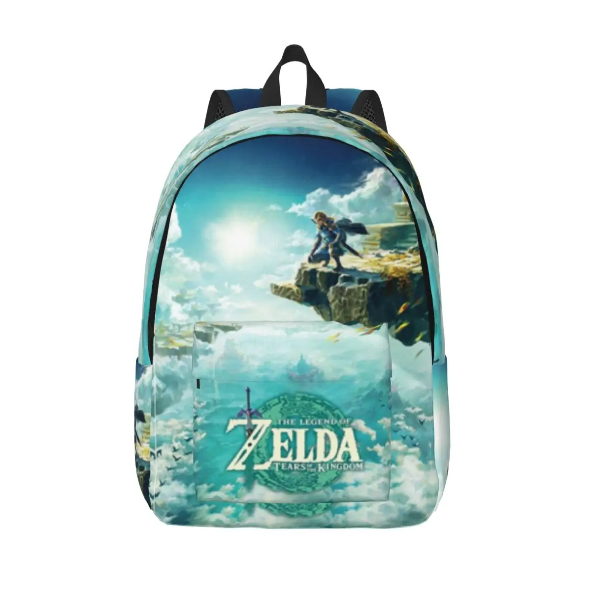 Zelda Backpack Student Schoolbag for Men Women Laptop Canvas Bags