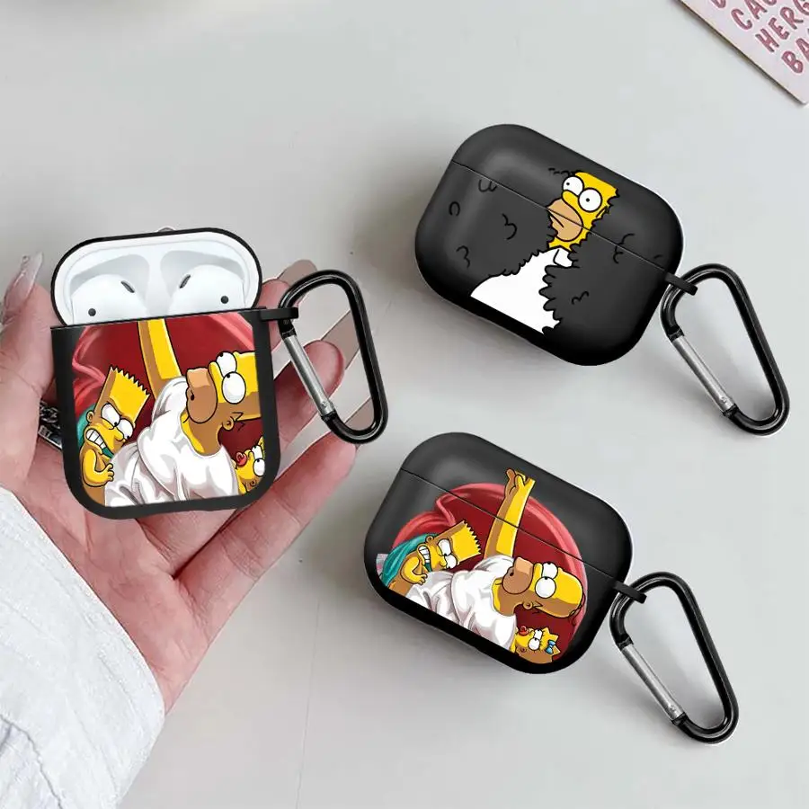 Kopfhörerhüllen Schutzhülle für Airpods Pro2 1 Pro3 Pro 4 3 2 The S-simpsons