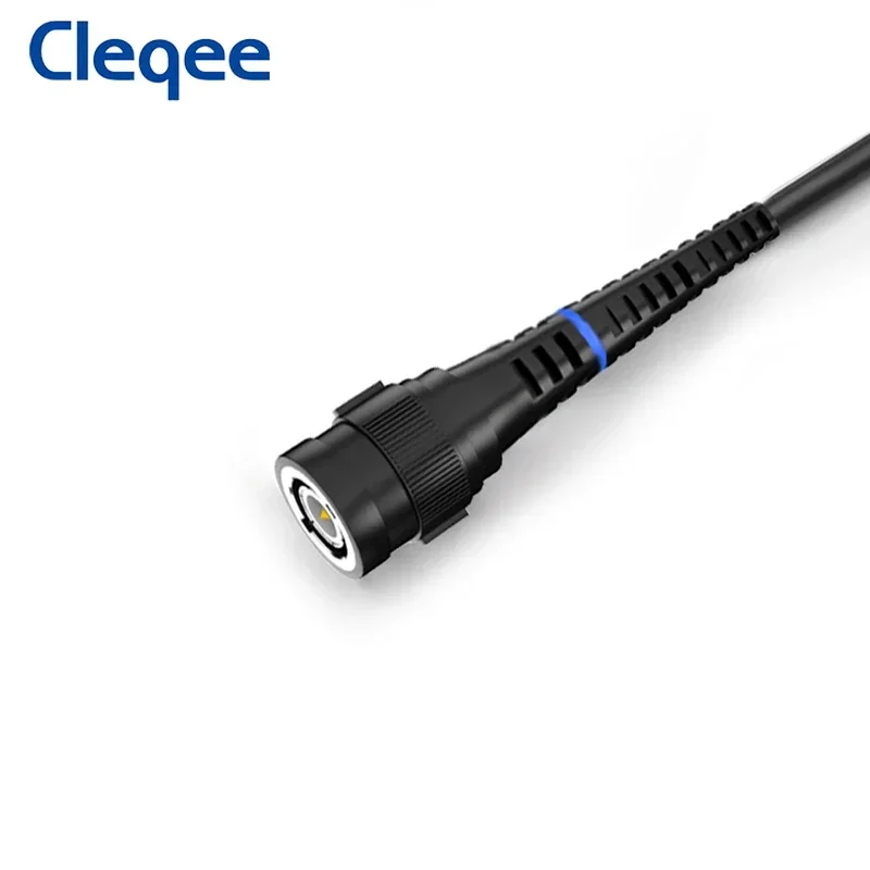 Cleqee P7100 100Mhz BNC Oscilloscope Probe X1/X10การลดทอนป้องกันหมวกปรับความจุ Probes