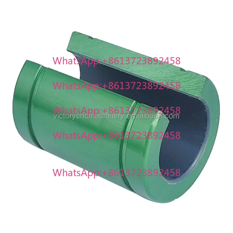 OB-30-OP Aluminum Linear Shaft Rail Sliding Bearing Bushing Open Compensated Linear Plain Bearing Linear Sliding Bearing for CNC