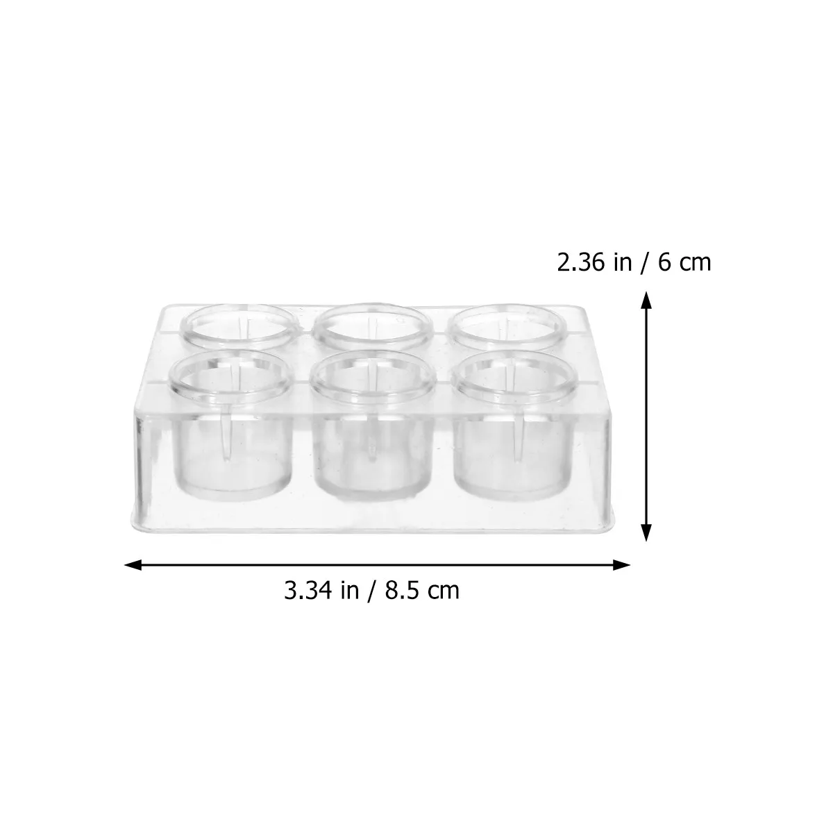 6 9 Well Plate Flat Round Bottom Non Surface Treated Uniform Volume Sterile Plastic Experiment Board Chemical Reaction Spot view 3