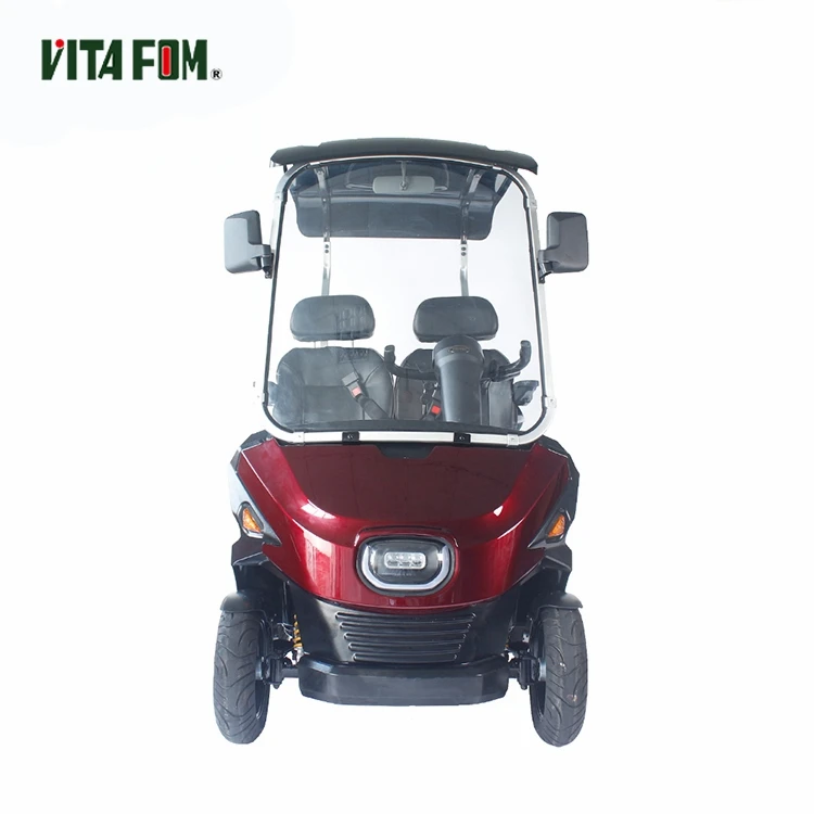 Electric four-wheel mobility scooter with shed to pick up children family sightseeing car elderly electric vehicles