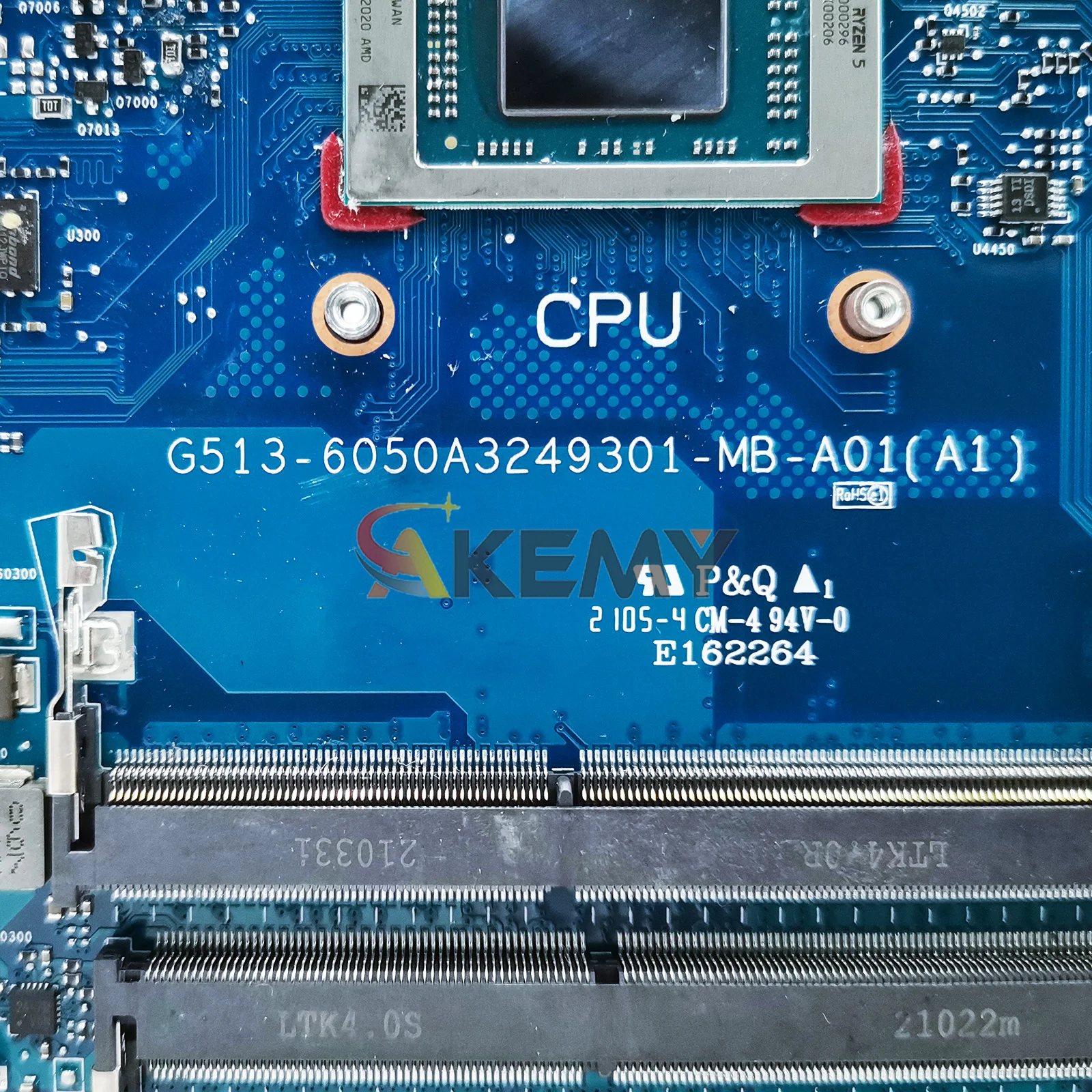 Placa base para ordenador portátil 6050A3249301 para ASUS ROG Strix G15 G713QC G713QE G513Q placa base para portátil con CPU R5 R7 R9 pruebas OK envío rápido