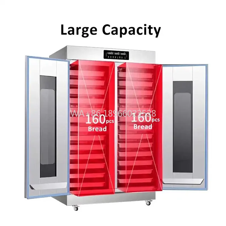 

Big Tray Capacity Bakery Dough Fermentation Box Proofer Dough Prover Box 24 Pan