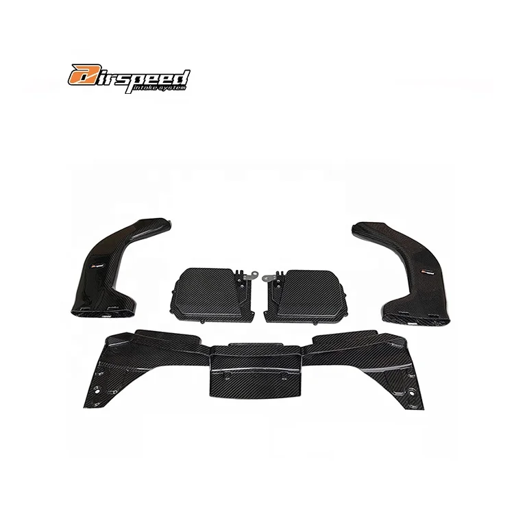 Airspeed Brand Real Car Data Development 100% Dry Carbon Fiber Cold Air Intake System for     C43 GLC43 W205
