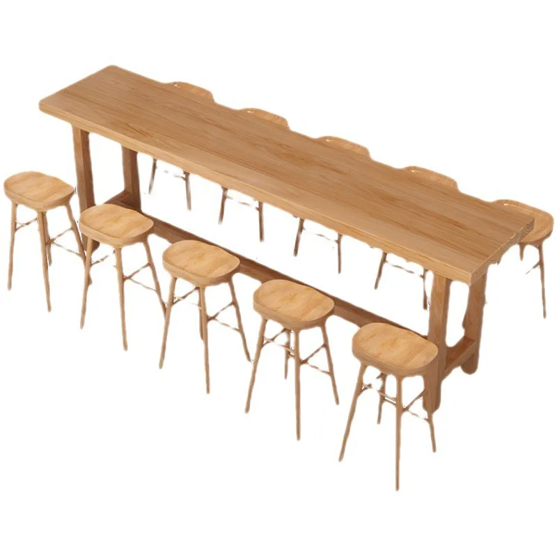 

Household milk tea leisure table, wall table, partition strip