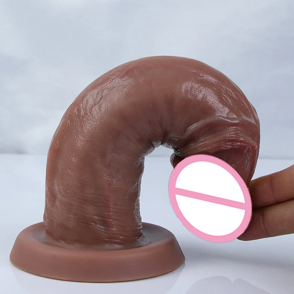 Super Real Skin Big Dildo Realistic Soft Penis Suction Cup Cock Male Artificial Silicone Dick Anal Sex Toys For Man Women Vagina