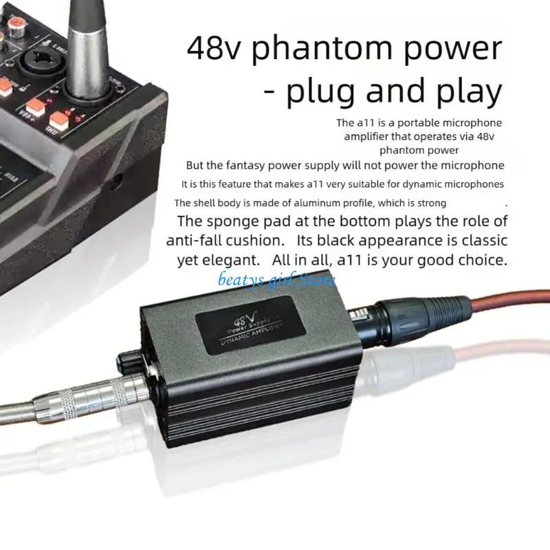 

C7AB Portable A11 Microphones Preamp XLR Output For Live Performances And Recording