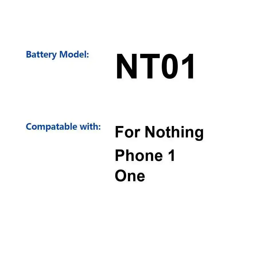 

Высокопроизводительный мобильный аккумулятор Nothing Phone 1 One 4500 мАч NT01