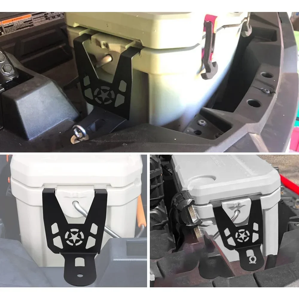 UTV Cooler Mounting Brackets with Anchors for Polaris RZR XP Turbo Cooler Fixing Bracket Kits utv accessories