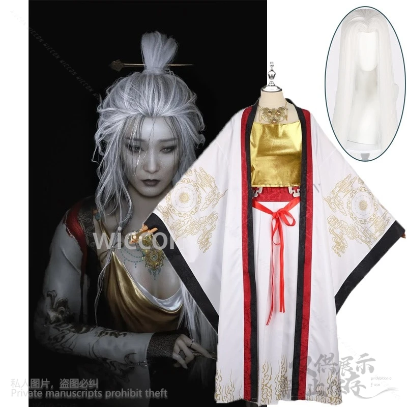 อะนิเมะเกมตํานานสีดํา Wukong คอสเพลย์ที่กําหนดเองเจ้าหญิง Tie Shan เครื่องแต่งกายสไตล์จีนเล่นบทบาทวิกผมฮาโลวีน Party Roleplay