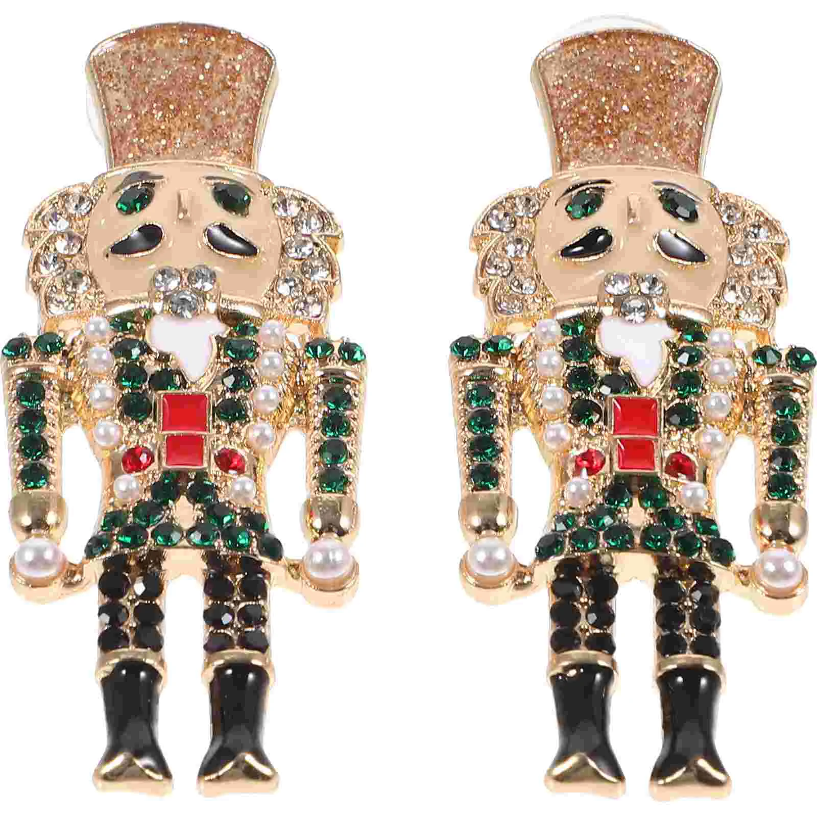 Gypsy Earrings Nutcracker Vintage Decor Decorative for Women Mens Colorful