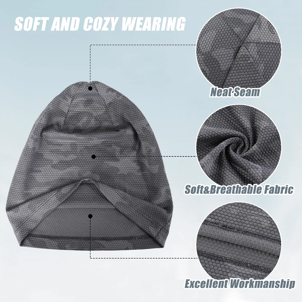 Running Hat with Cooling Skull Cap, Respirável, Absorção de suor, Proteção solar, Caminhadas ao ar livre, Viagem, Escalada, Camping, Esportes
