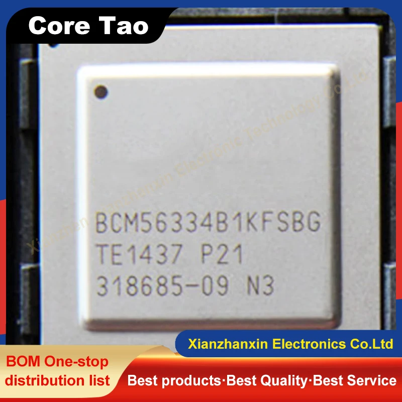 

1PCS/LOT BCM56334B1KFSBG BCM56334B1 BCM56334 BGA-1156 Interface Ethernet communication chip