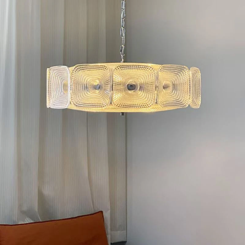French Murano High-End Glass Chandelier Indoor Lighting Fixture for Living Dining Bedroom - Elegant Home Decor Light Fixture