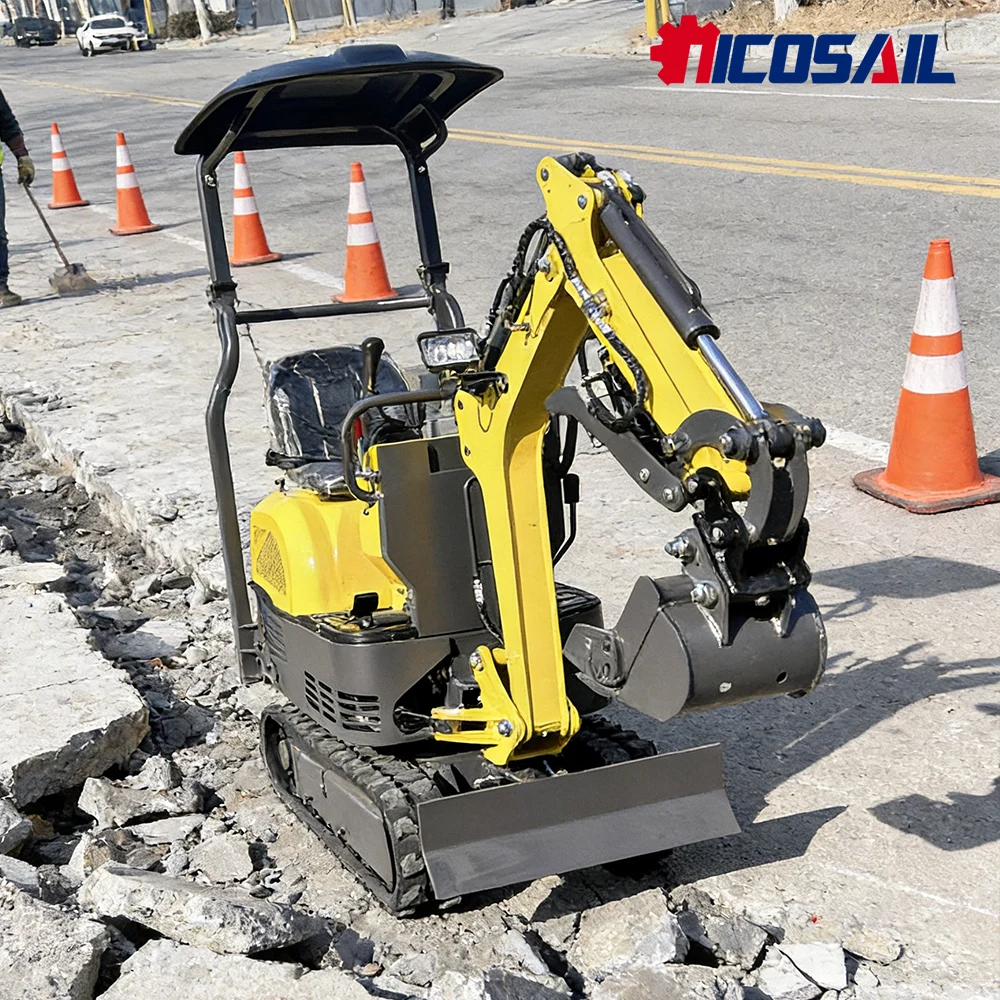 

0.6-ton small excavator 620kg weight Kubota engine used for long-term excavation of farms and orchards