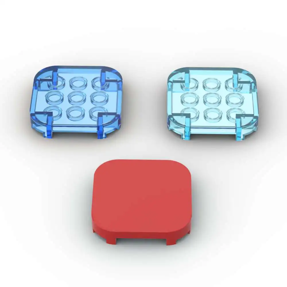 

MOC 10PCS Brick 68869 Modified 4x4 4 Feet Building Blocks Tire With Rounded Corner Particle Puzzle Educational Toy Children Gift