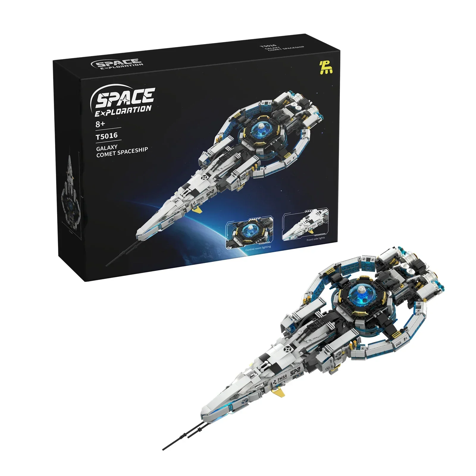 T5016 1567 pièces flotte spatiale destructeur d'étoiles combattant blocs de construction bricolage créatif galaxie comète modèle briques jouet pour enfants adultes