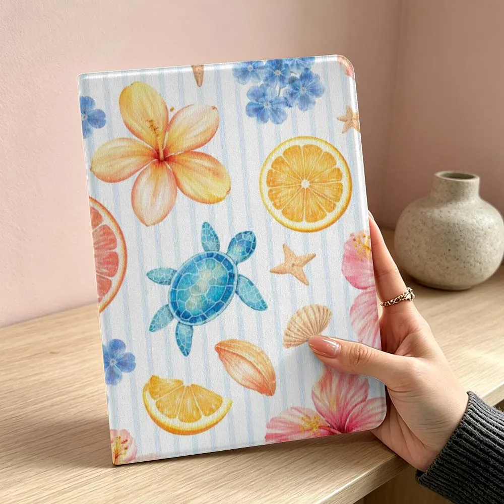 

Starfish Seashell Floral For Huawei MatePad MediaPad MagicPad Honor Pad 10 9 8 X10 X9 X8 X8a Pro Inch Tablet Case Soft