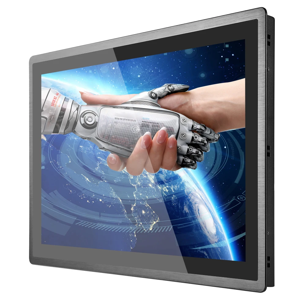 21.5 Inch Ip65 Window/Android/Linux 10 Point LCD Touchscreen Rugged All In One Fanless Embedded Industrial Panel Pc