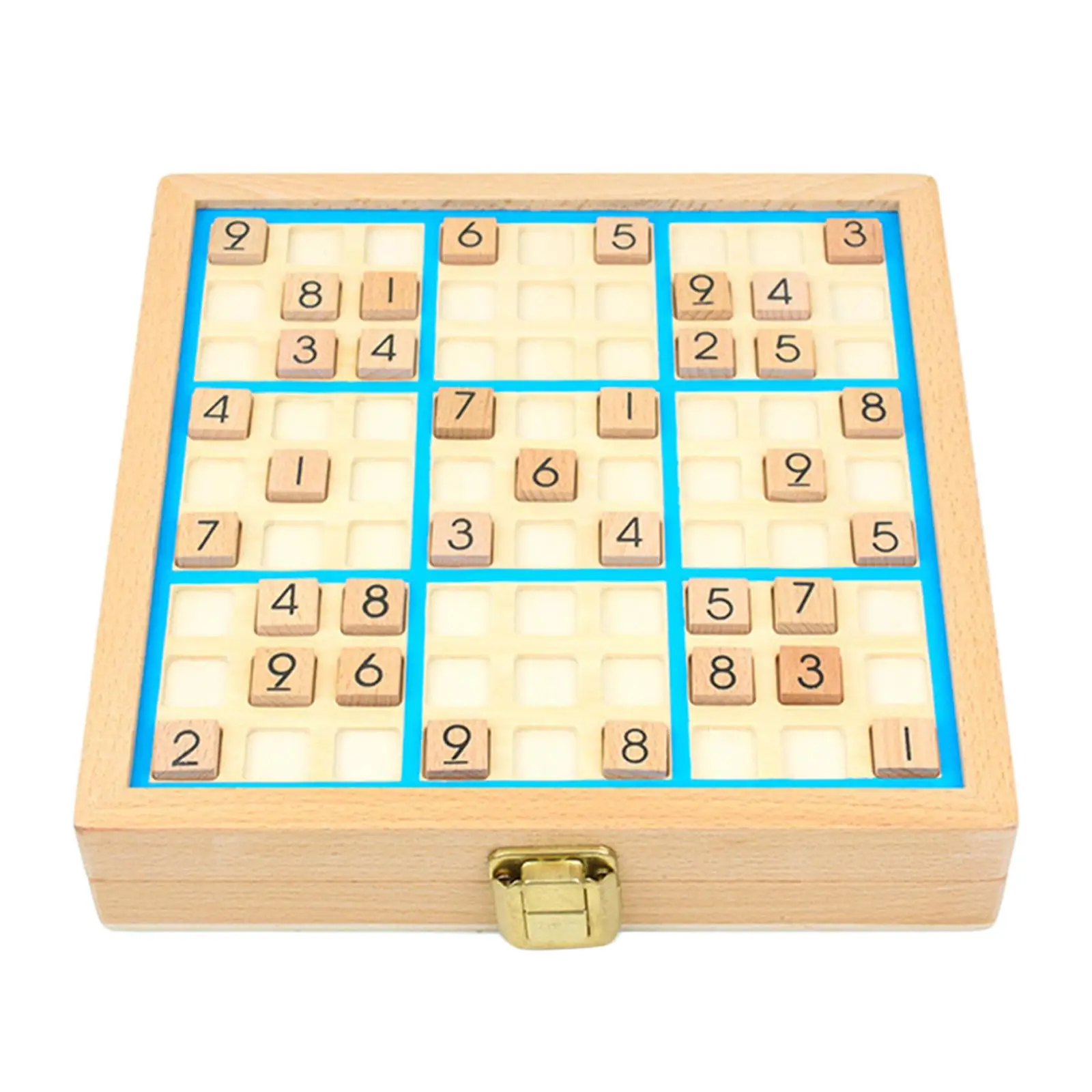 Number Thinking Game with Number Tiles Sudoku Board Game Early Learning Toy for Adults Boy Girl Ages 7-14 Years Kids Children