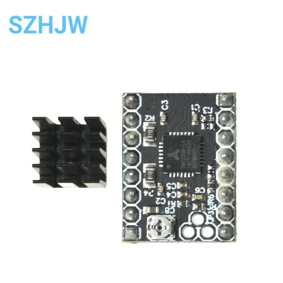 TMC2208 With Heat Sink Stepper Motor Driver Module StepStick 3D Printer Parts 256 Subdivision Silent Printing Accessory