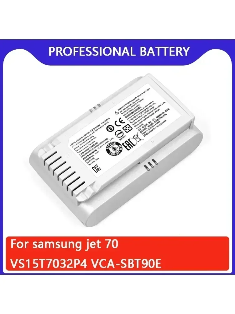 Voor Samsung stofzuiger batterij 21.6V jet70 VS15T7032P4 VCA-SBT90E 5000mAh Lange uithoudingsvermogen batterijen - afbeelding 2