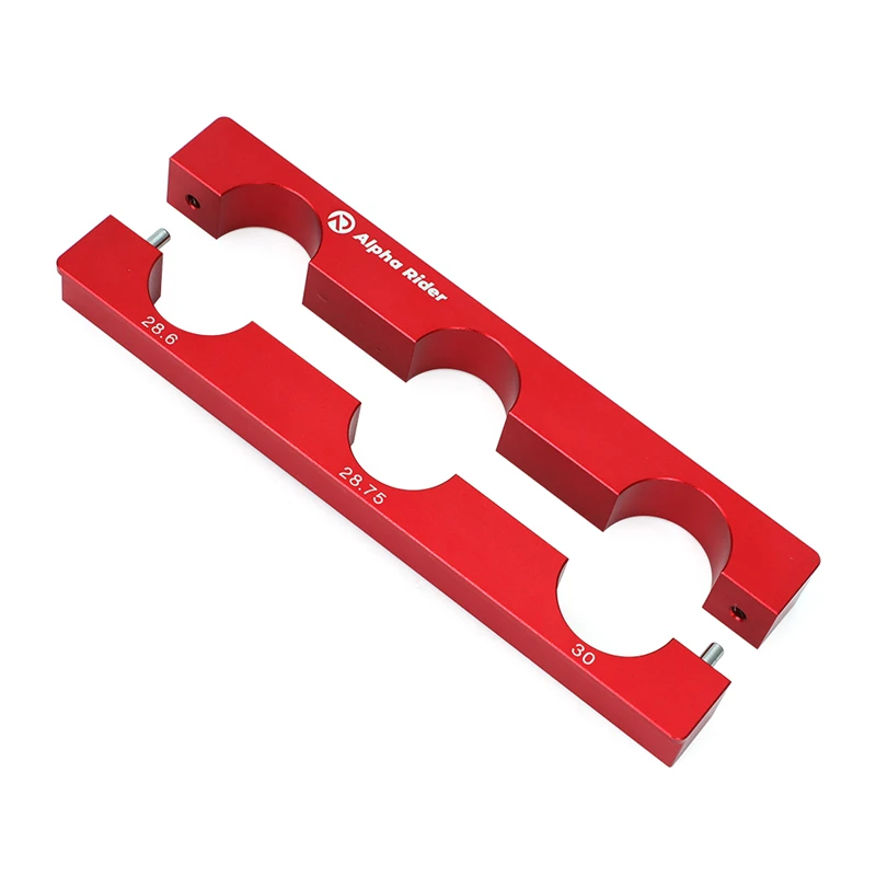 Soporte de amortiguador de suspensión trasera para bicicleta, abrazadera de reparación de horquilla delantera, soporte de tubo redondo, accesorio de