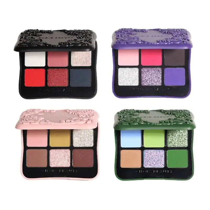 CHOIZ BEAUTY Insect Series Six-color Eyeshadow Palette For Makeup, Color Show, Chameleon, Matte, Glossy, Pearlescent