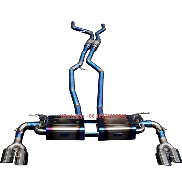 JTLD High Performance Titanium Exhaust Catback System for Porsche Cayenne Hybrid 958.1