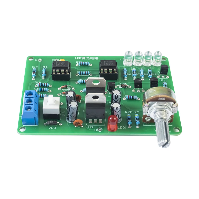 PWM LED Dimmable Light Circuit Kit Installation Debugging Electronic Teaching Practical Training Assembly Soldering Practice