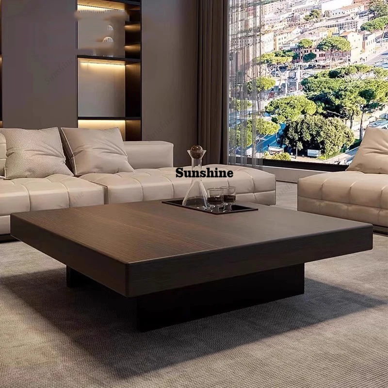 

Wood Luxury Coffee Table Coffee Table Modern Bedroom Living Room High Side Table Writing Couchtisch Home Furniture