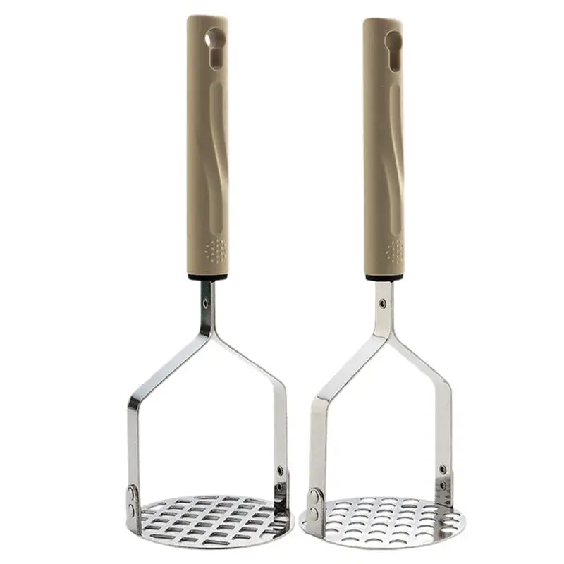 

Stainless Steel Potato Masher Press Manual Vegetable Potatoes Crusher Chopper Fruit Puree Making Tool Kitchen Accessories