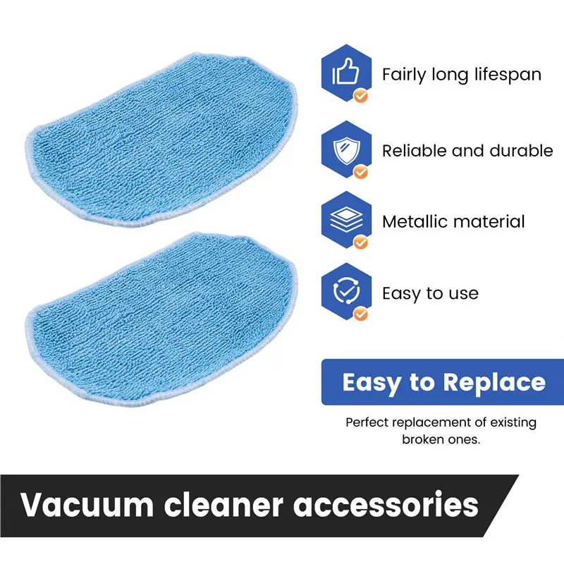 A11E-Replacement Parts For Midea VCR04W Robot Vacuum Cleaner Accessories Washable Side Brush Hepa Filter Mop Cloth