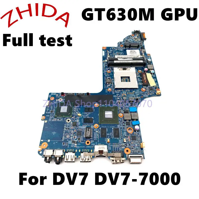 

For HP DV7 DV7-7000 Main board DDR3 GT630M 1GB Laptop Motherboard 681999-001 682000-001 682037-001 48.4ST06.021 full test