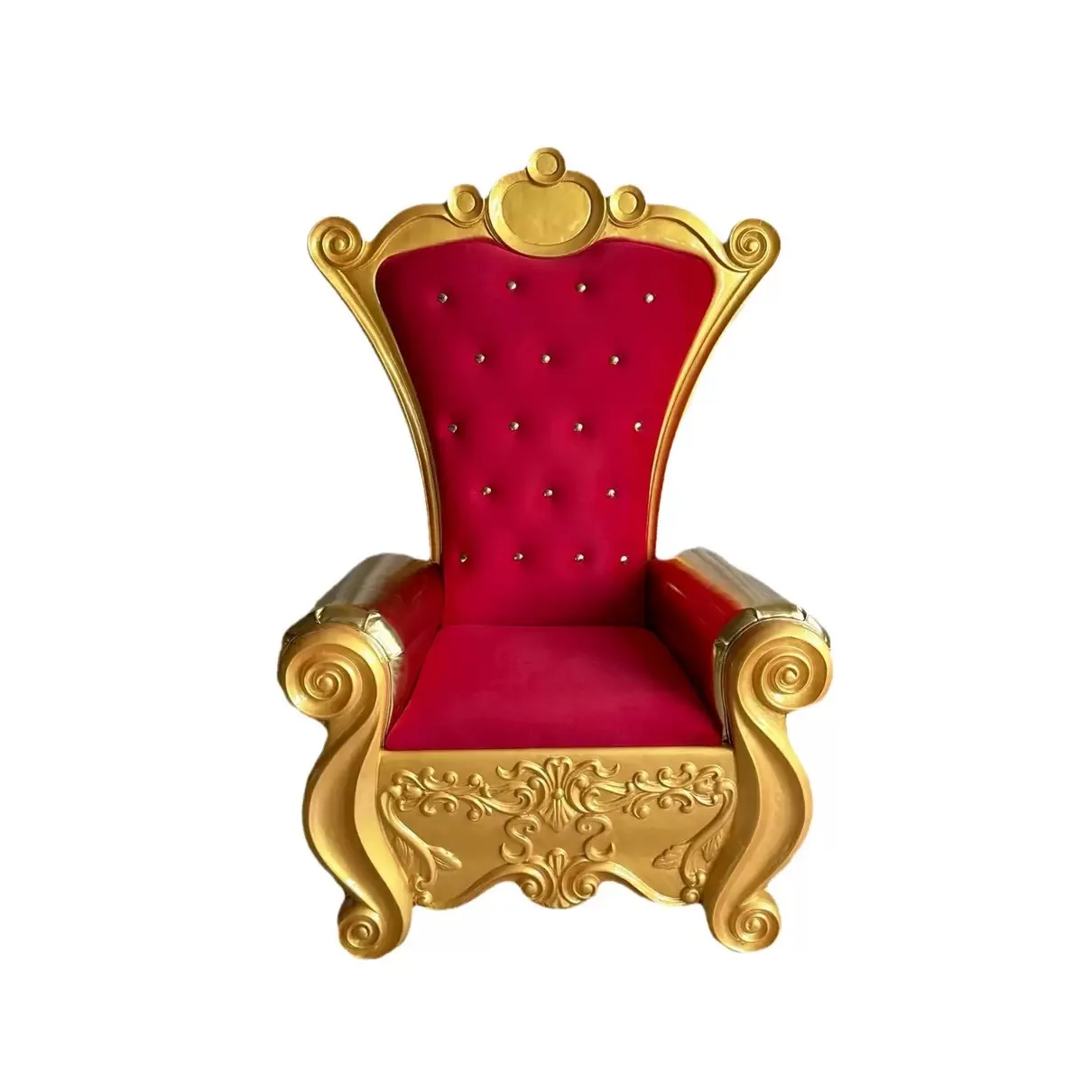 

2pcs Hot Selling Wholesale Cheap High Back Queen king Throne Chair for Rental Wedding Party Sillas Para Eventos Chaises De Maria