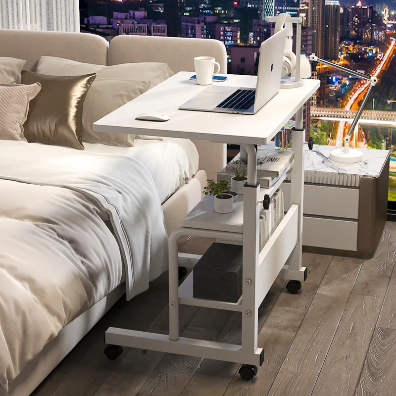

Bedside computer small table bedroom home desk simple movable lift